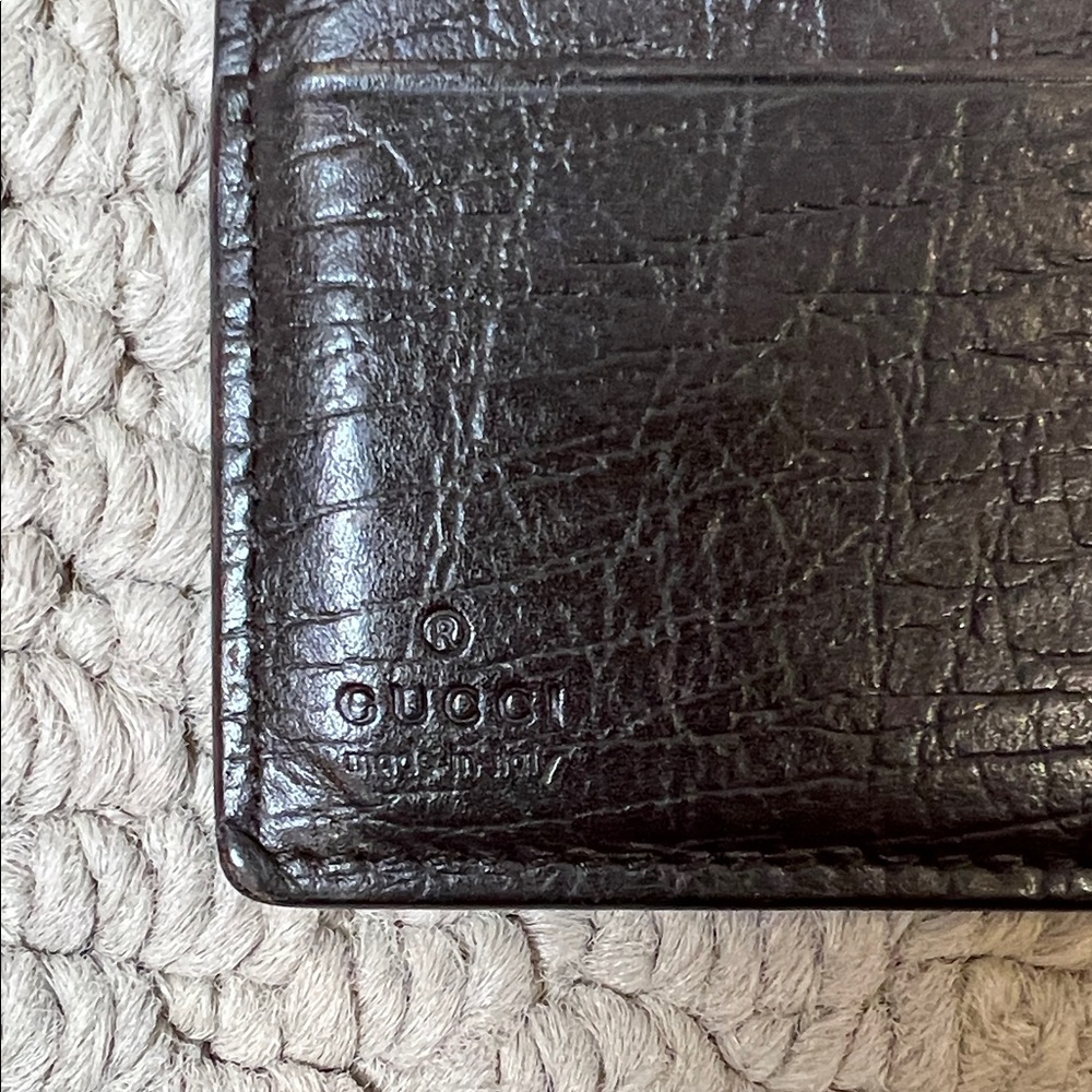 Gucci Tan and Brown GG Pattern Wallet - Picture 2 of 7
